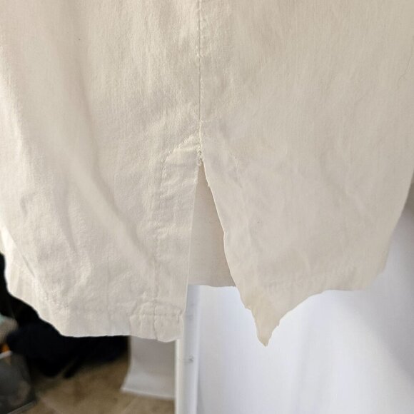 Vintage 80's Alegre Tank Top White Size Medium Hand Painted Flower Red Blue - Picture 3 of 8